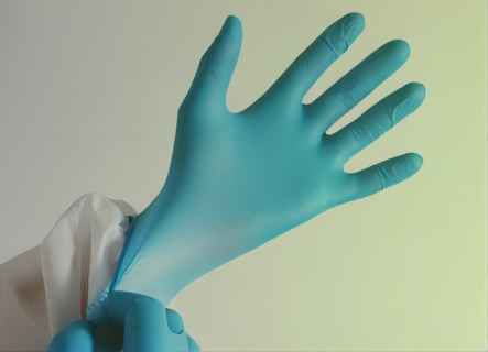 Producción de guantes de látex